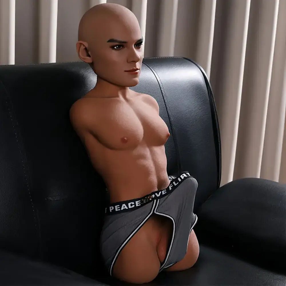 Flesh silicone male torso doll, photo 1