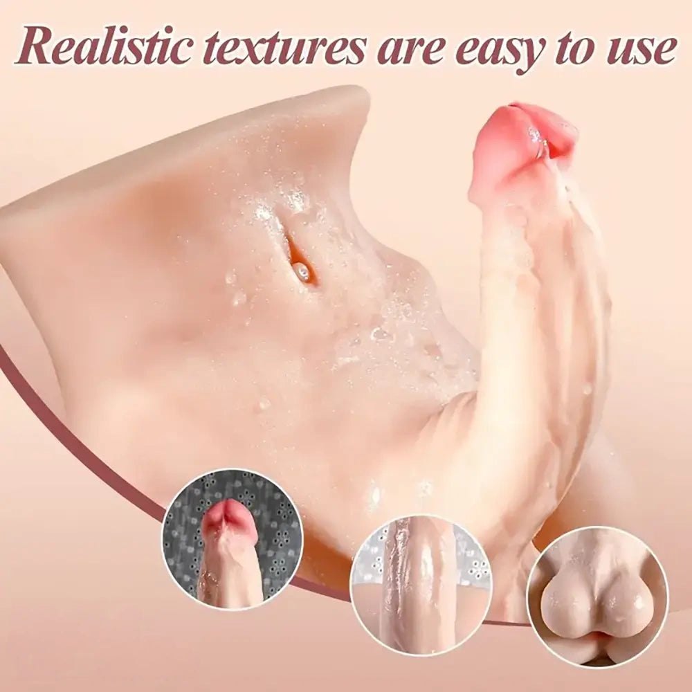 Flesh tone male torso masturbator, photo 4