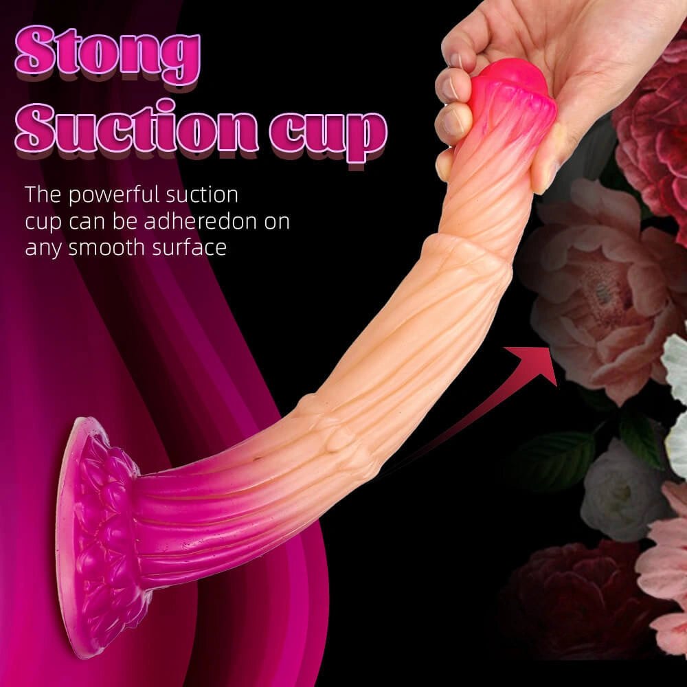 Marble swirl 3d printed silicone dildo, photo 7