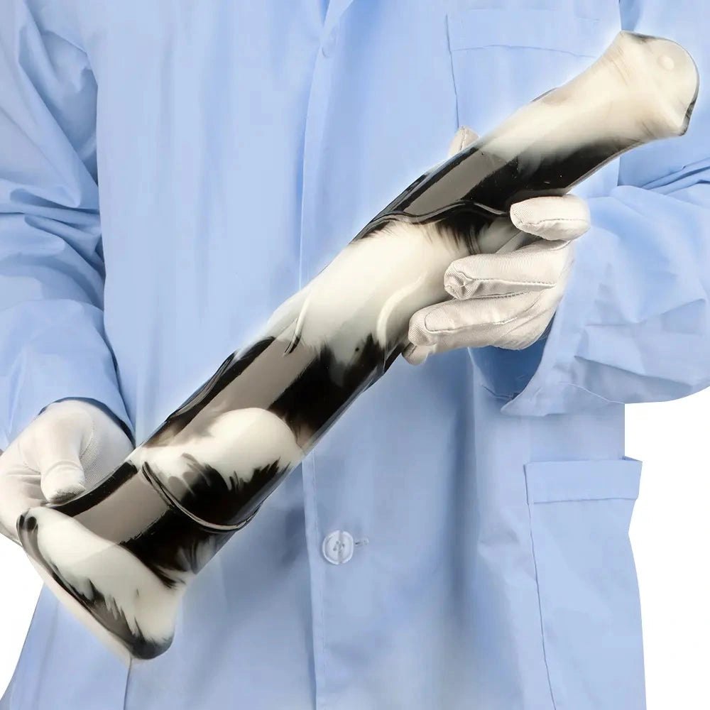 Marbled cone pvc dildo, photo 13