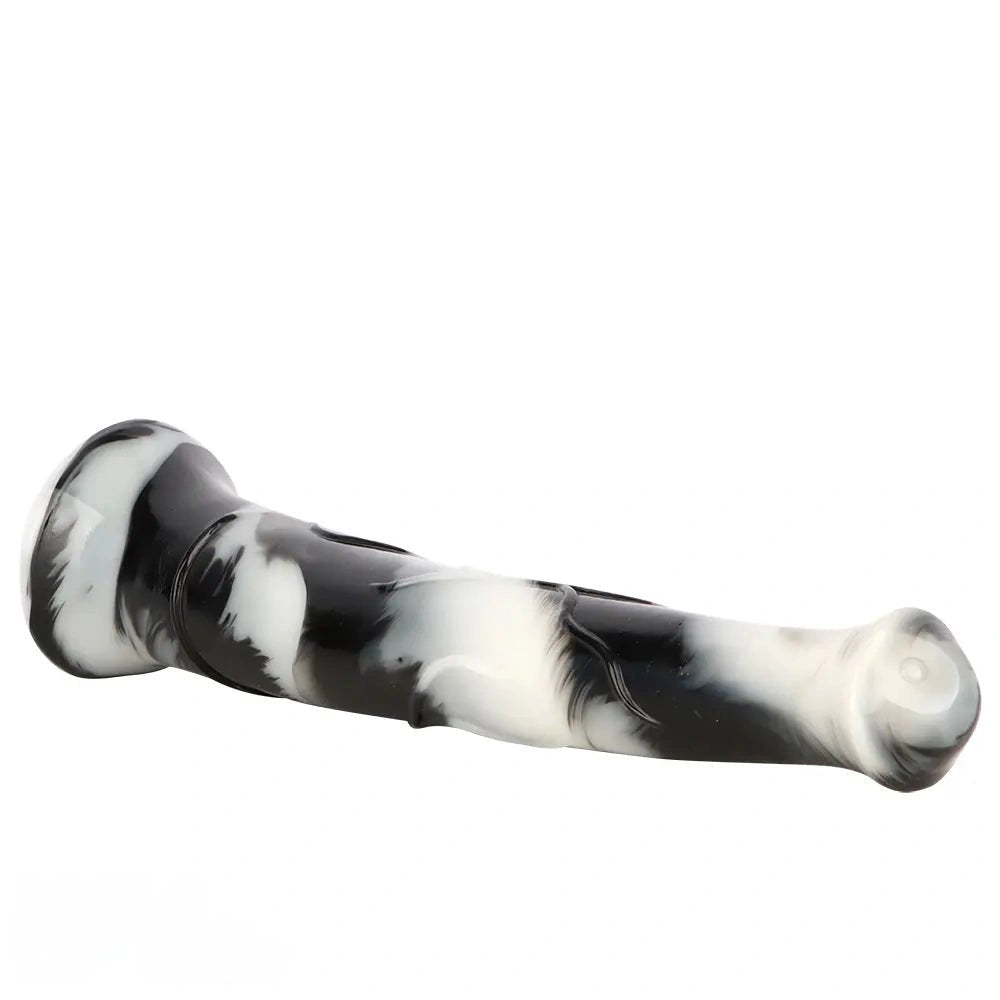 Marbled cone pvc dildo, photo 2