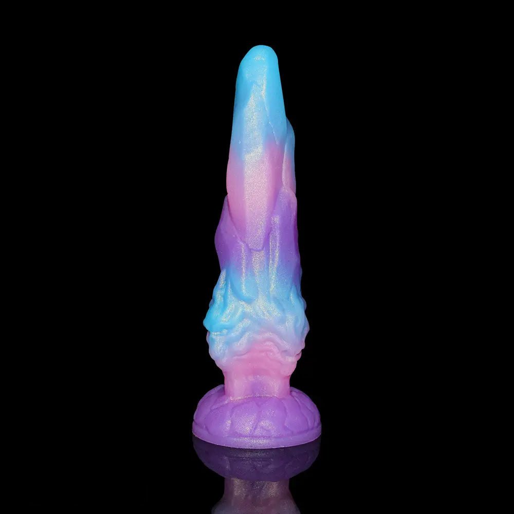 Marbled fantasy dragon silicone dildo, photo 12