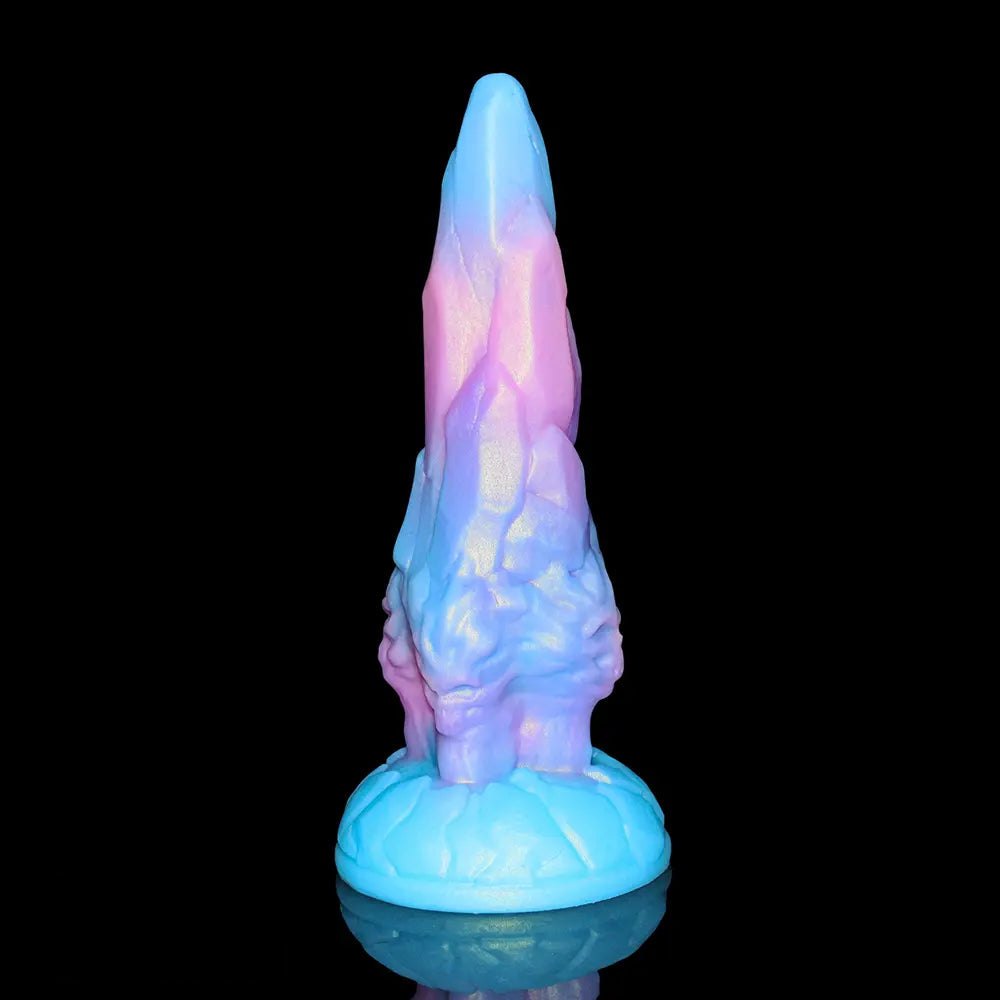 Marbled fantasy dragon silicone dildo, photo 6
