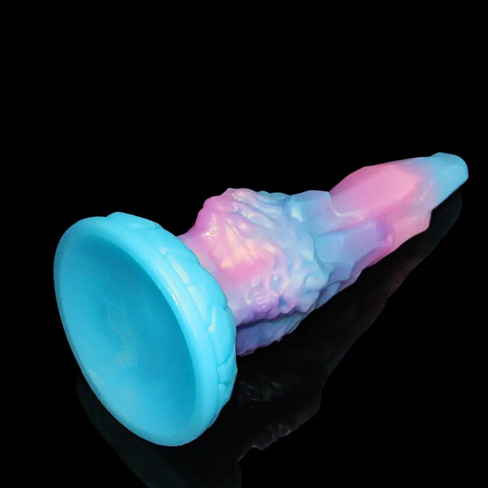 Marbled fantasy dragon silicone dildo, photo 8