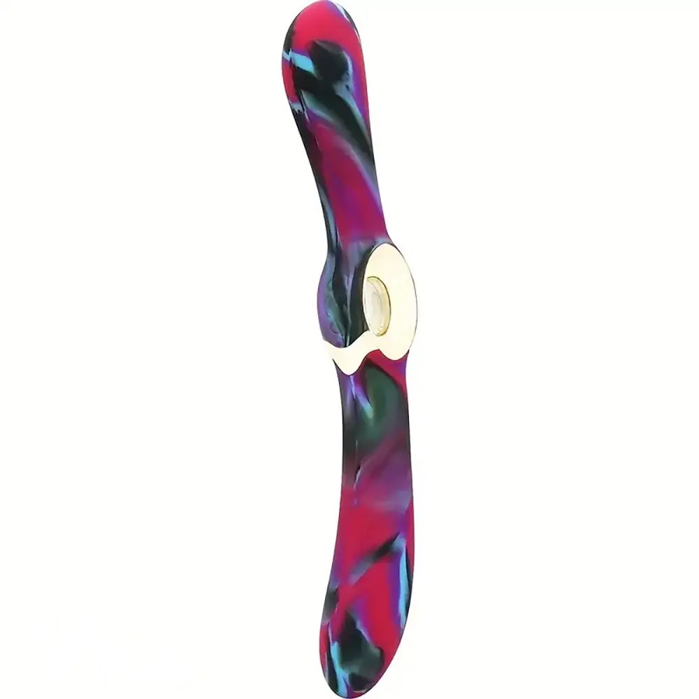 Marbled dual-ended silicone dildo, photo 8