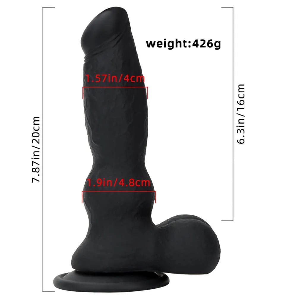 #3 marbled knot animal silicone dildo