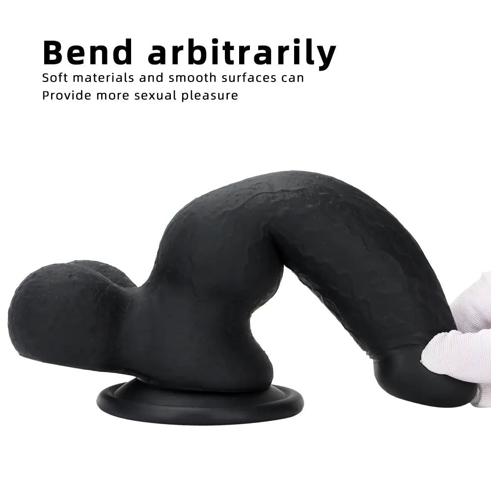 Marbled knot animal silicone dildo, photo 5