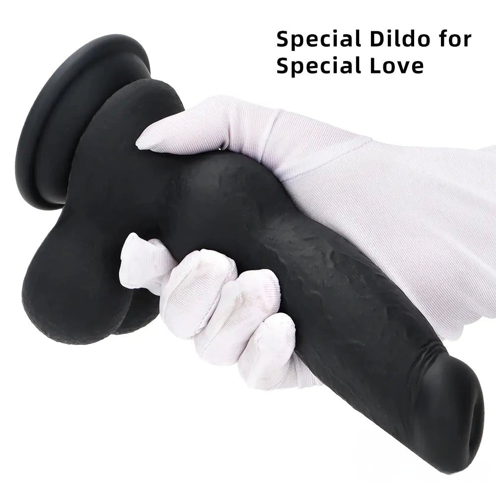 Marbled knot animal silicone dildo, photo 6