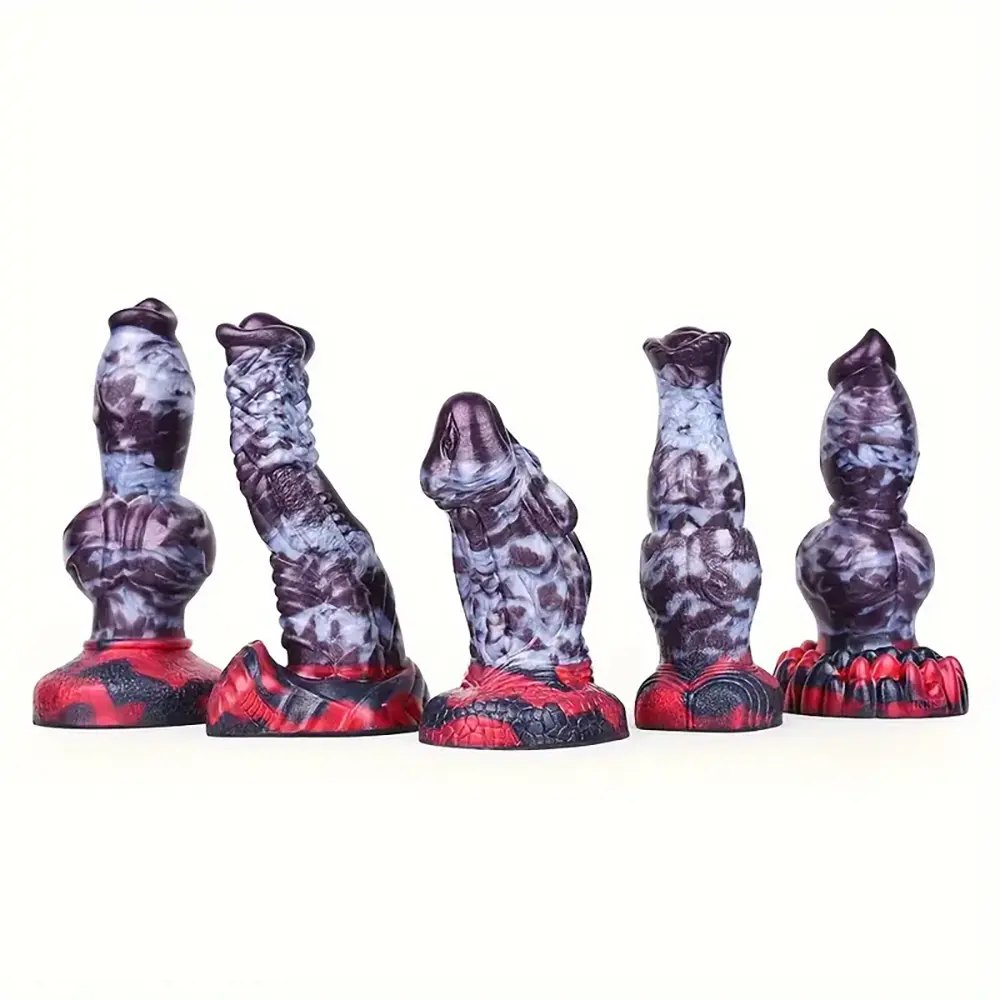 Marbled fantasy knot dildo, photo 1