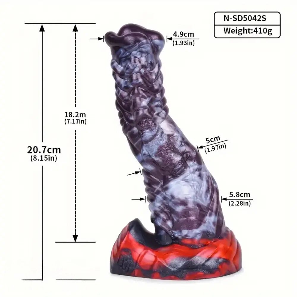 Marbled fantasy knot dildo, photo 13