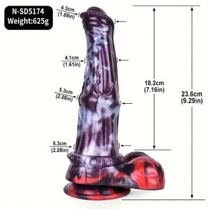Marbled fantasy knot dildo, photo 19