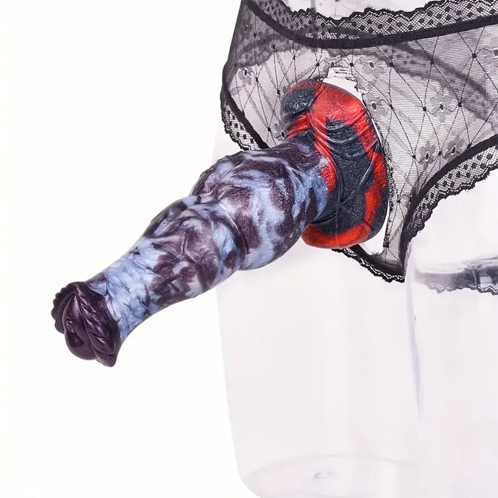 Marbled fantasy knot dildo, photo 3