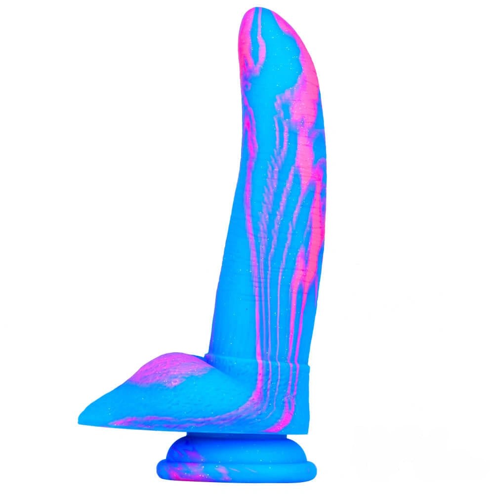 #2 marbled multicolor fantasy dildo