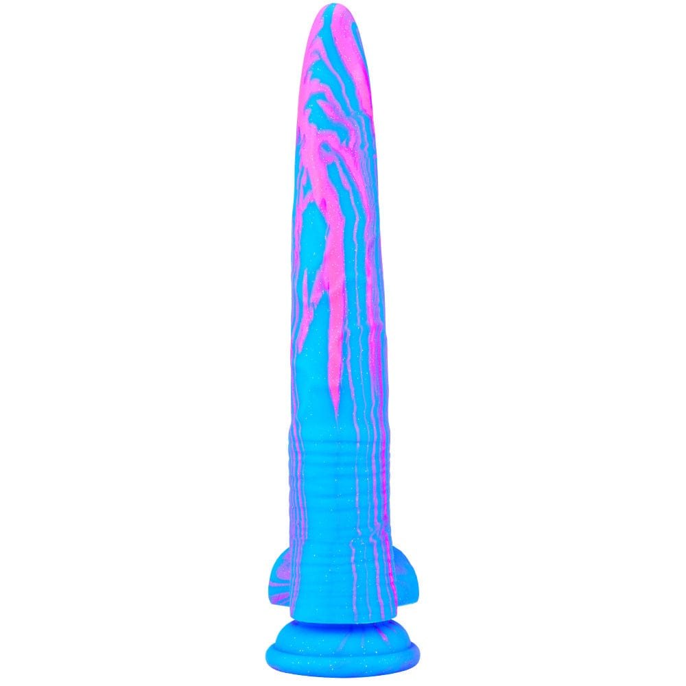 Marbled silicone suction cup dildo, photo 7