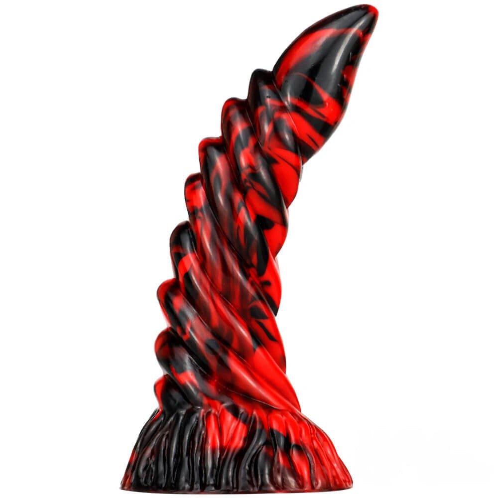 #1 marbled spiral fantasy dildo