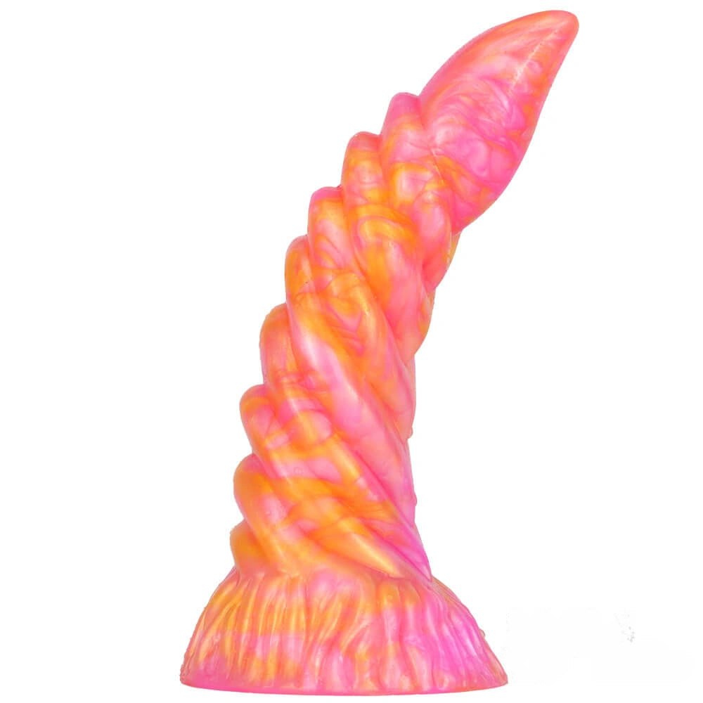#2 marbled spiral fantasy dildo