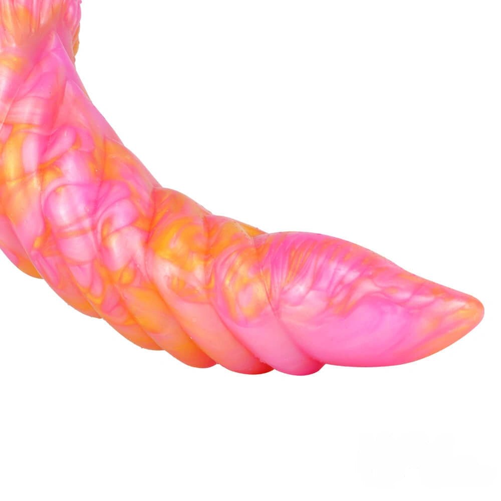 Marbled spiral fantasy dildo, photo 5