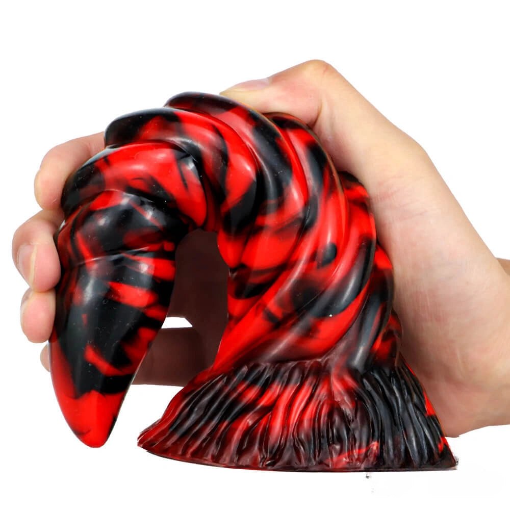 Marbled spiral fantasy dildo, photo 6