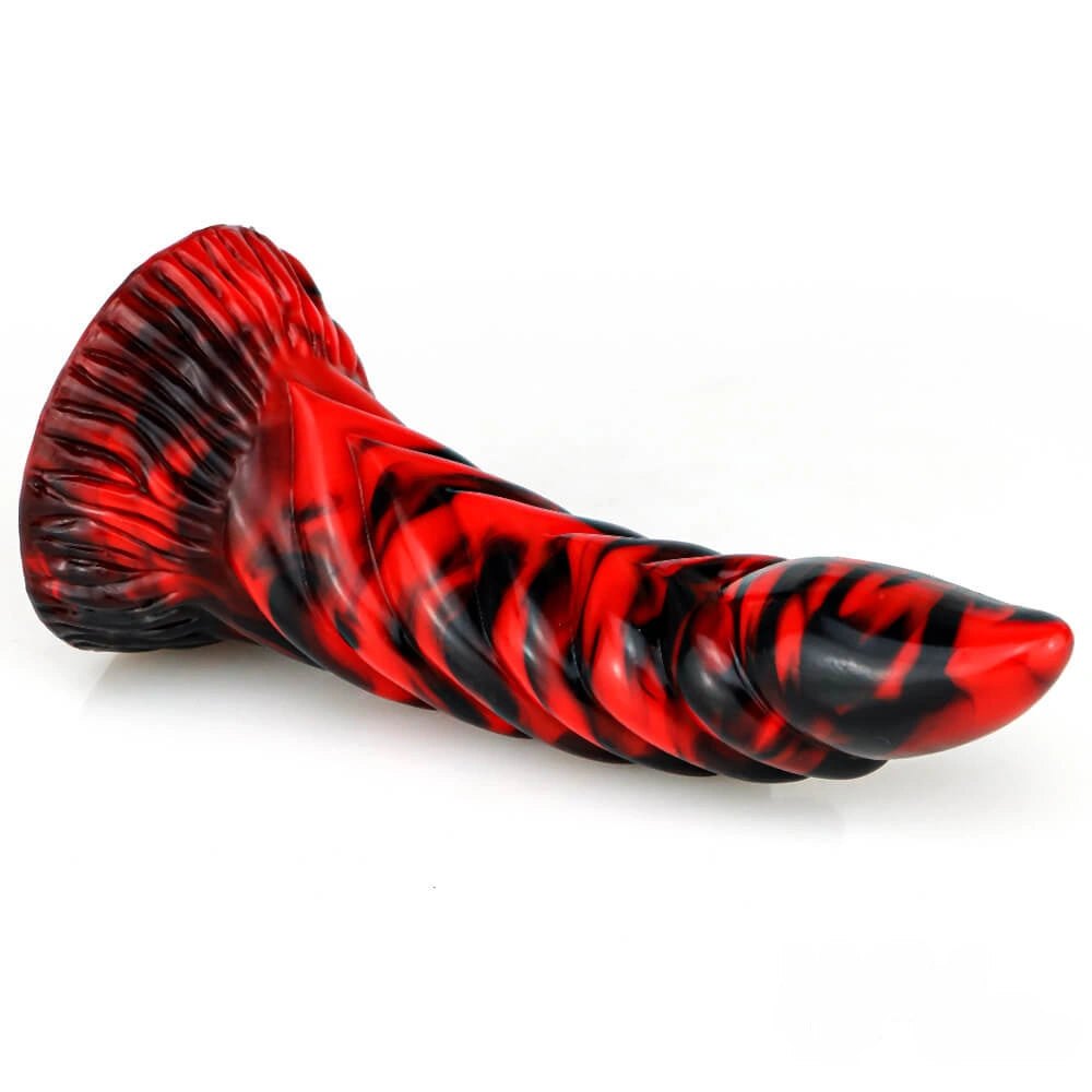 Marbled spiral fantasy dildo, photo 7