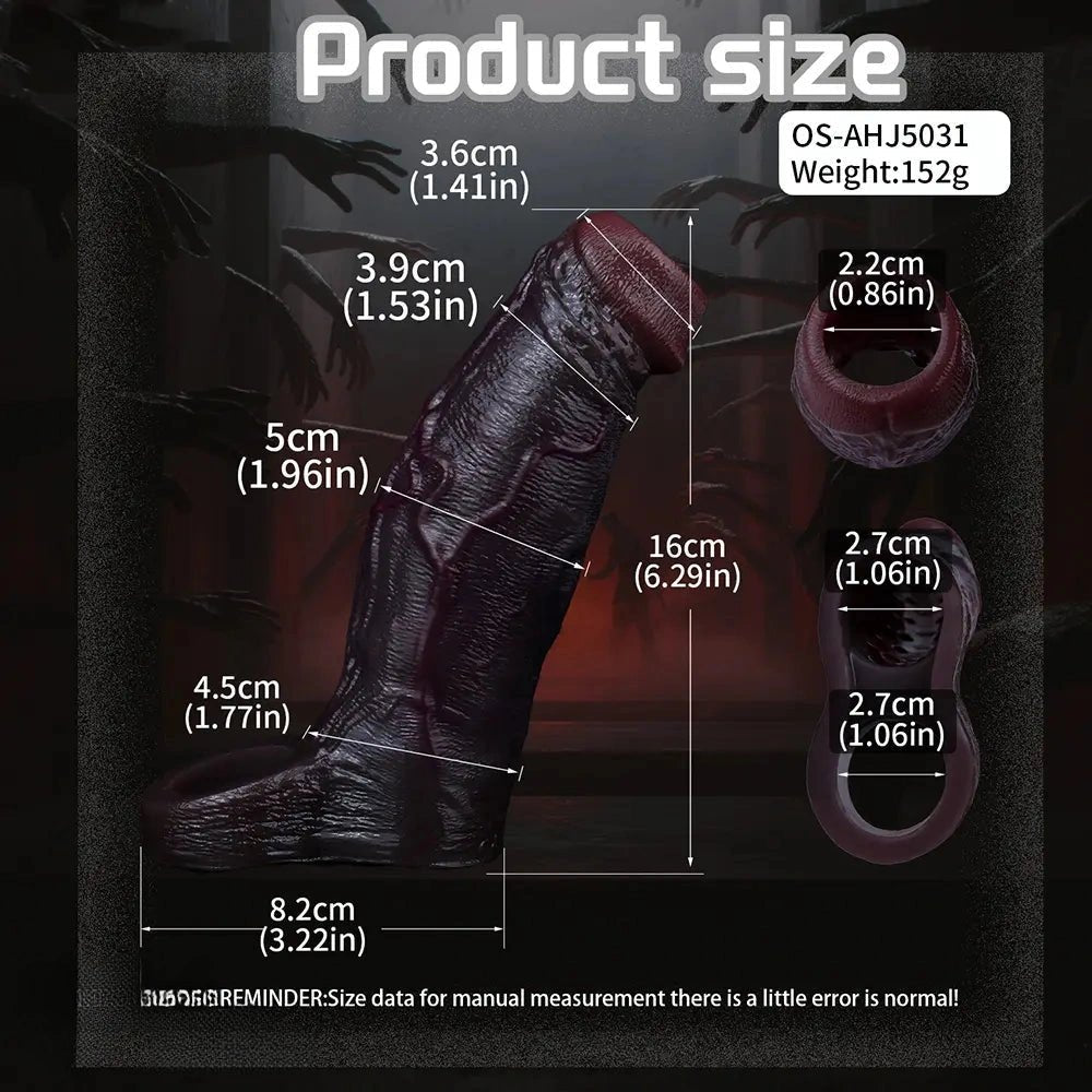 Maroon penis sleeve, photo 5
