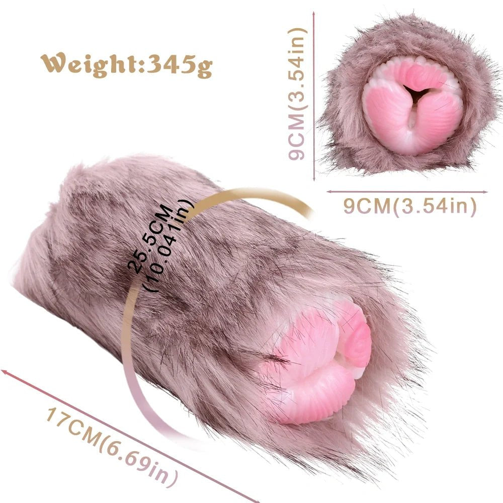 Mauve lilac fur masturbator, single entry, photo 10