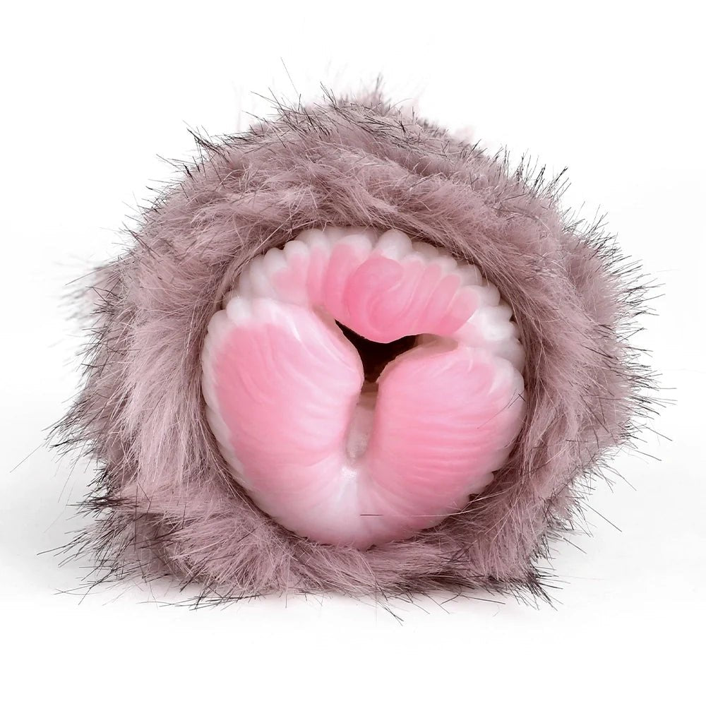 Mauve lilac fur masturbator, single entry, photo 2