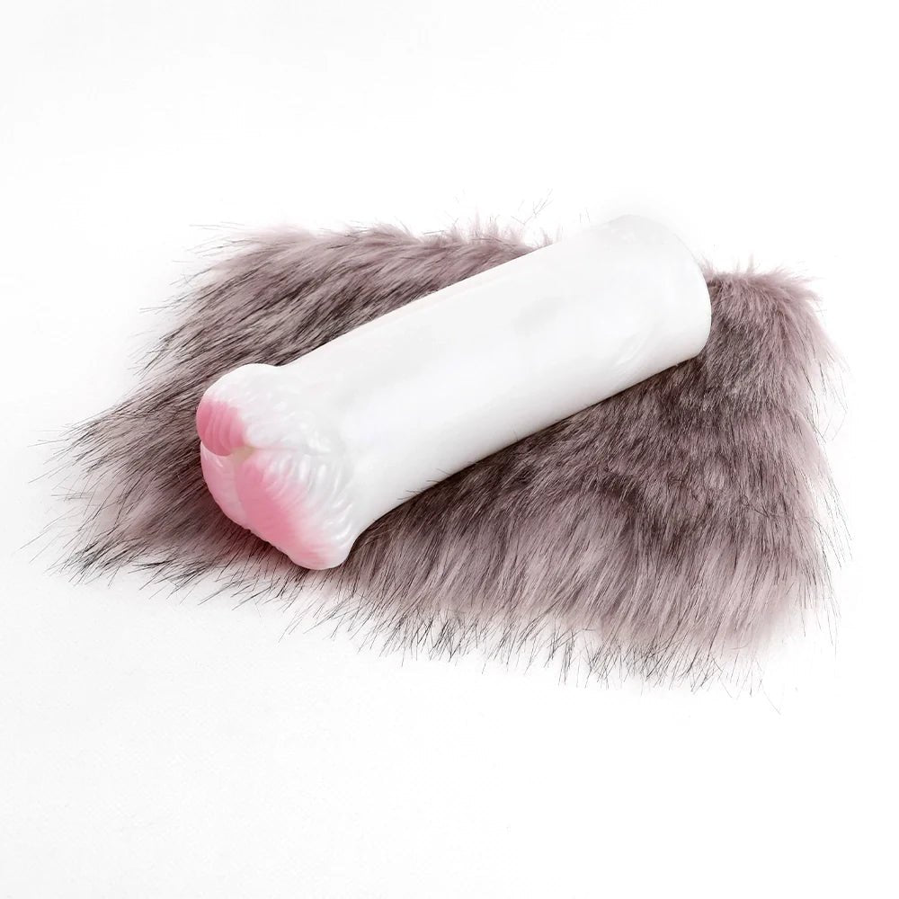 Mauve lilac fur masturbator, single entry, photo 6
