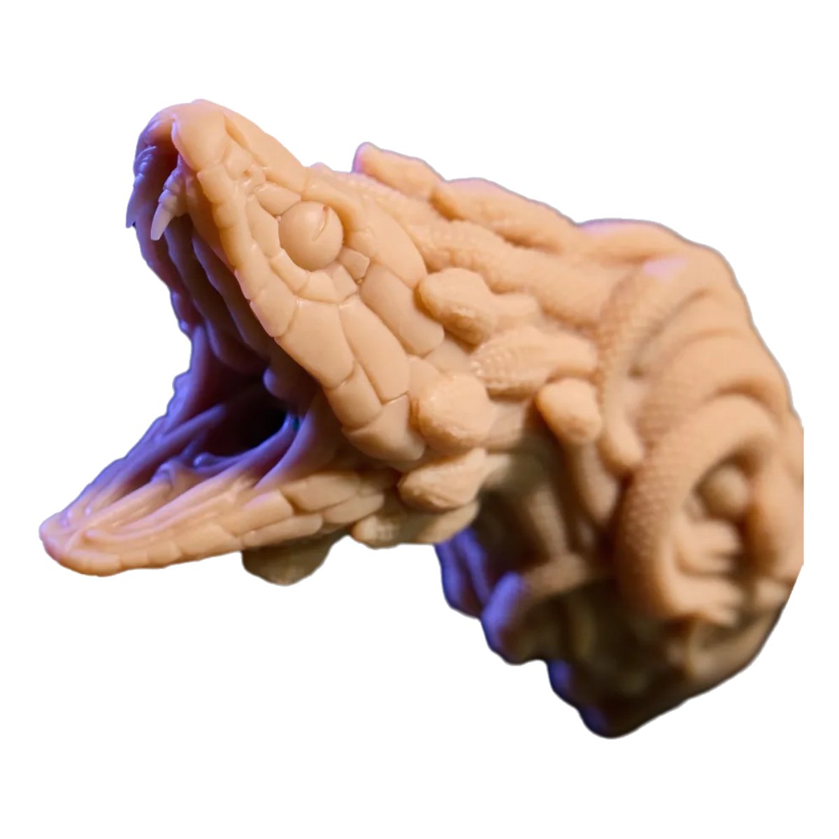 skin Coiled serpent fantasy masturbator figure
