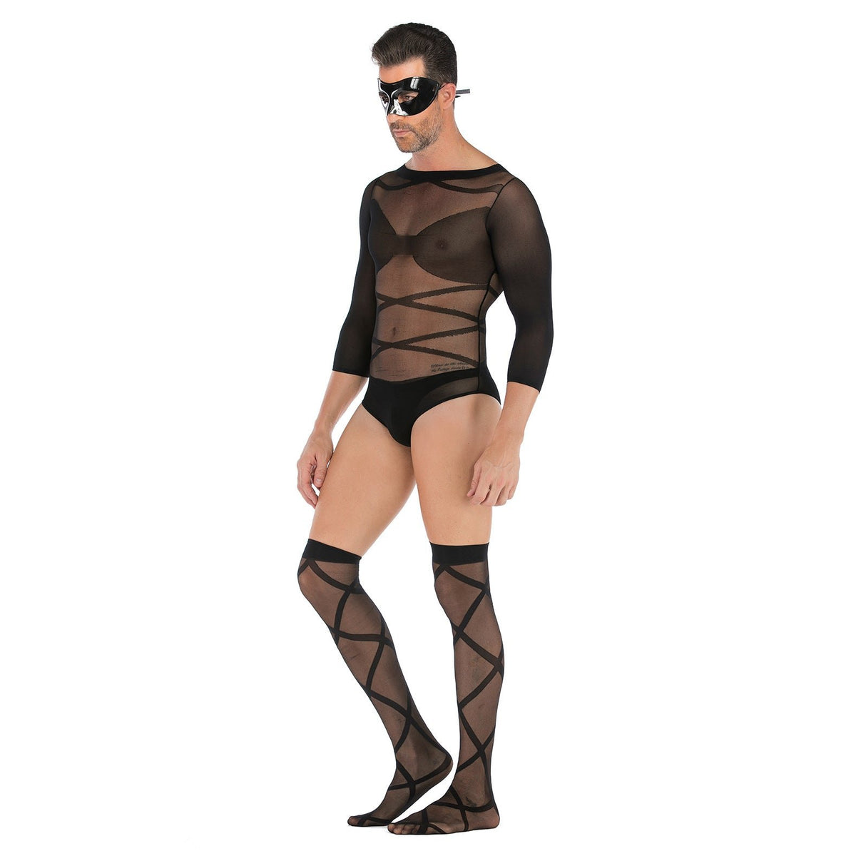 Men s fishnet suit mask, photo 4