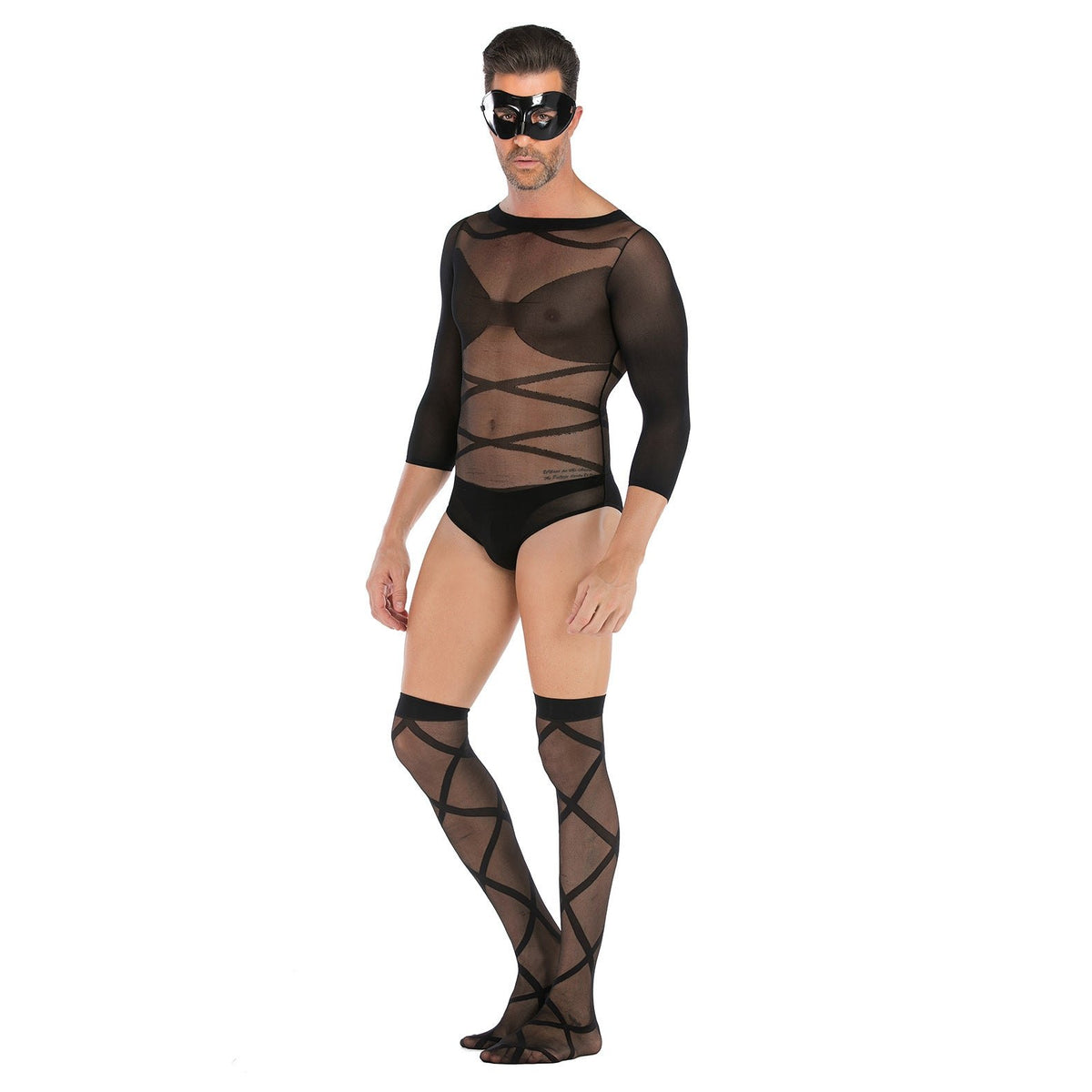 Men s fishnet suit mask, photo 5