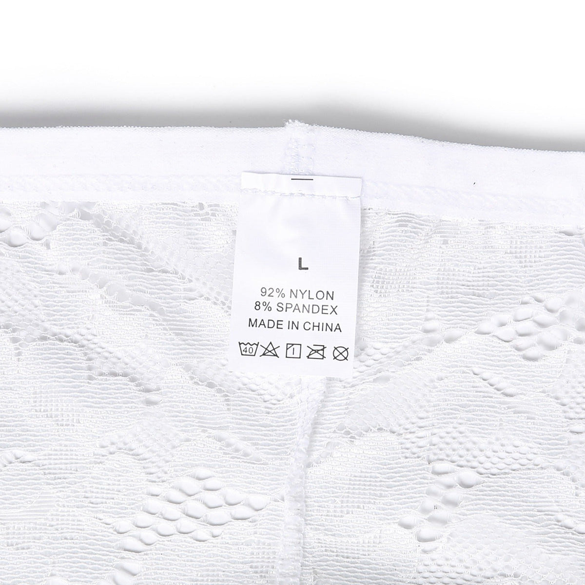Mens floral lace sheer boxer briefs, photo 12