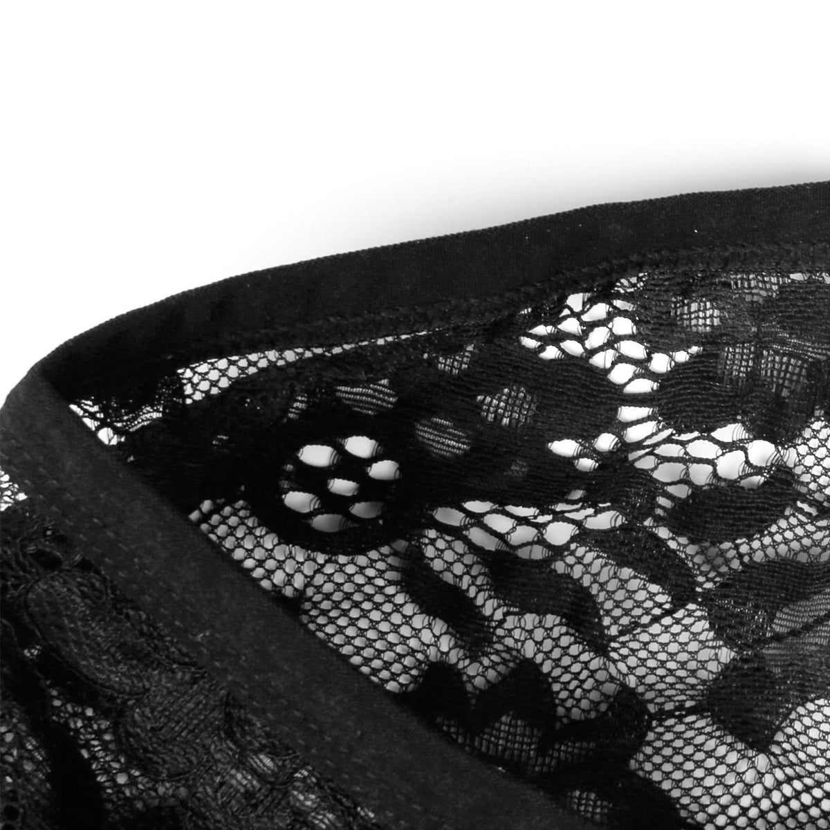 Mens floral lace sheer boxer briefs, photo 6