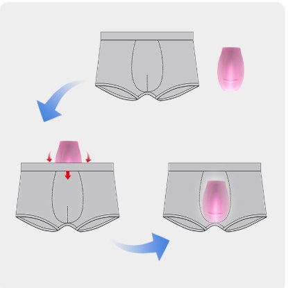 Mens front pouch enhancer pad, photo 6