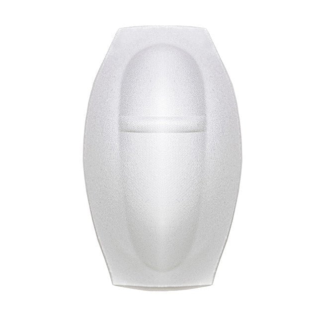 White mens front pouch enhancer pad