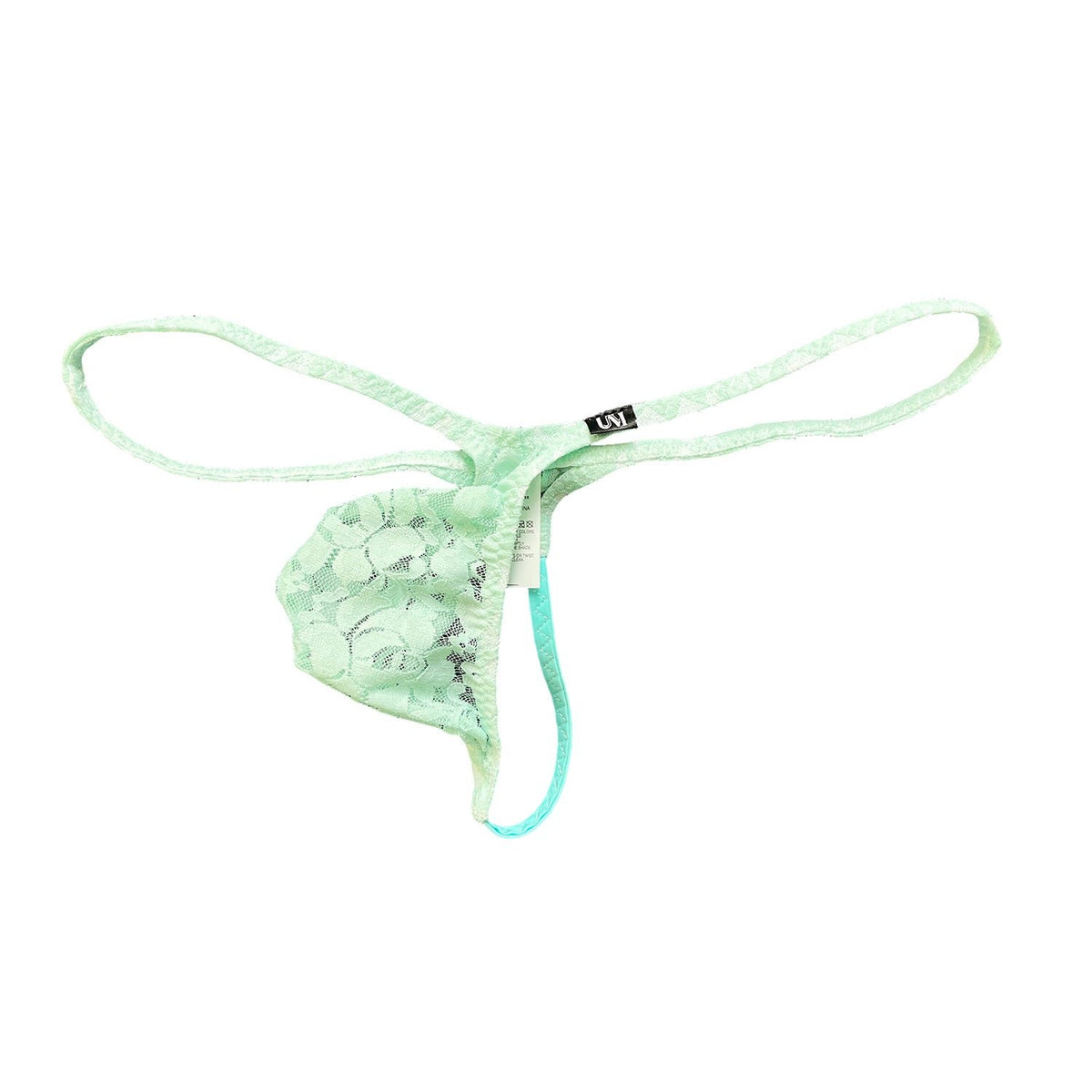 Mens ice silk sheer low rise thong, photo 7