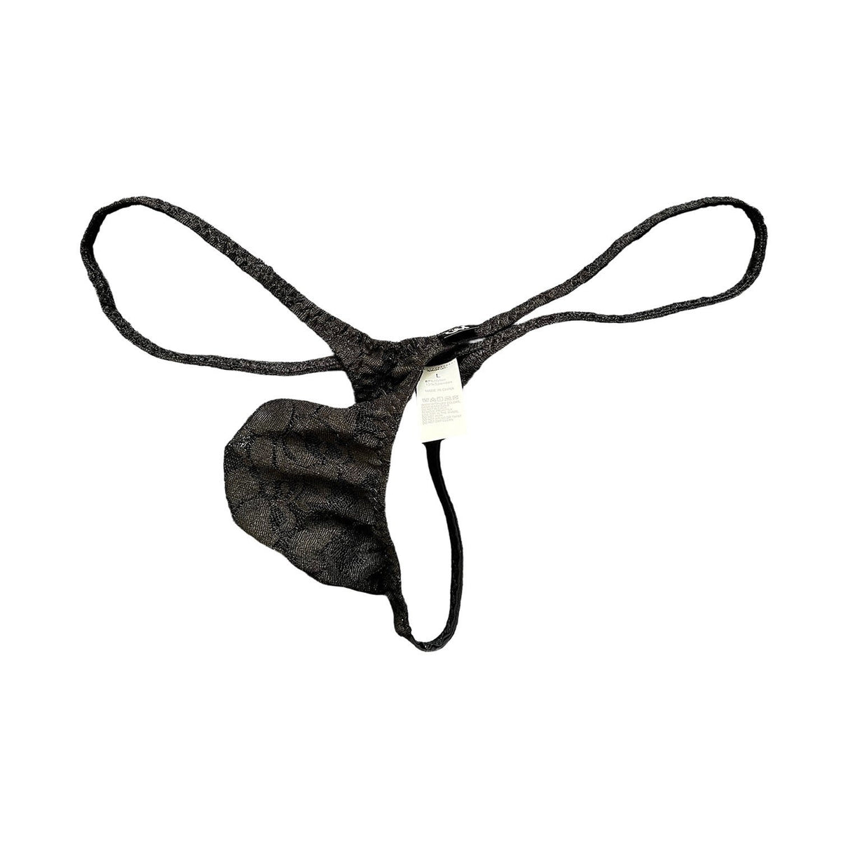 Mens ice silk sheer low rise thong, photo 9