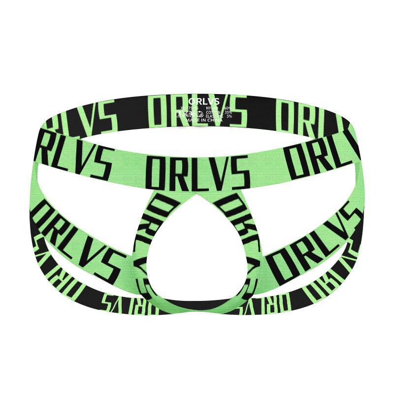 Mens logo print low rise pouch thong, photo 5