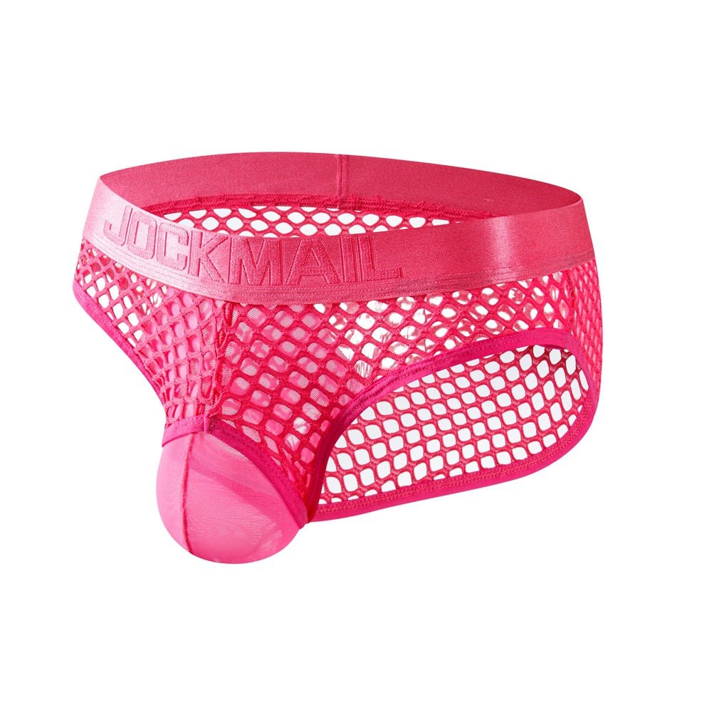 Mens fishnet mesh see through briefs, photo 7