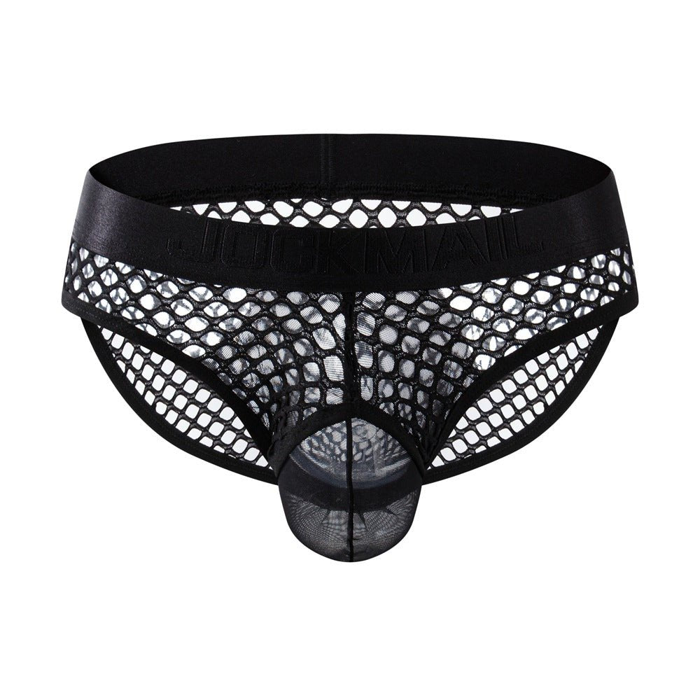 Mens fishnet mesh see through briefs, photo 8