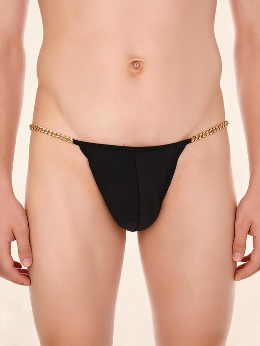 Mens ice silk waistchain g string, photo 1