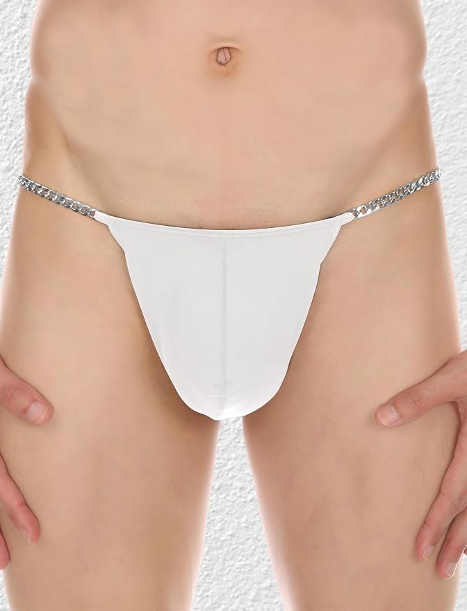 Mens ice silk waistchain g string, photo 3