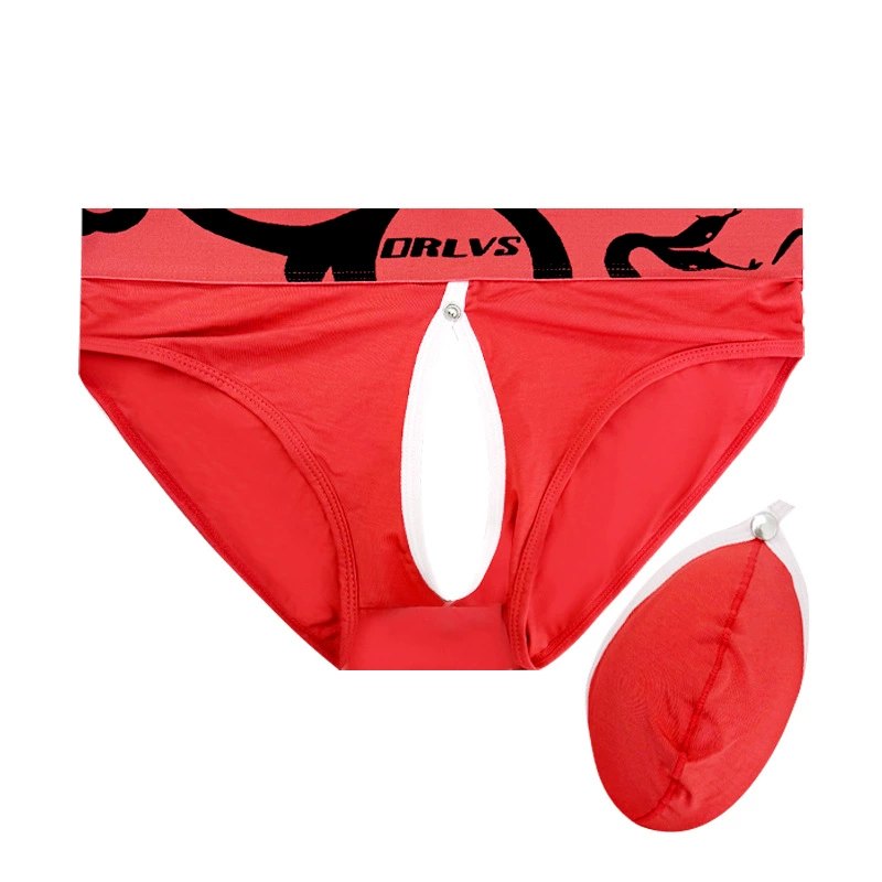 Mens low rise pouch briefs thong, photo 4