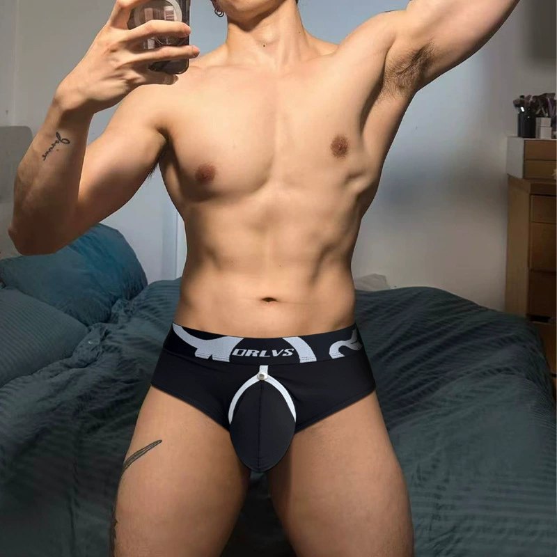 Mens low rise pouch briefs thong, photo 6