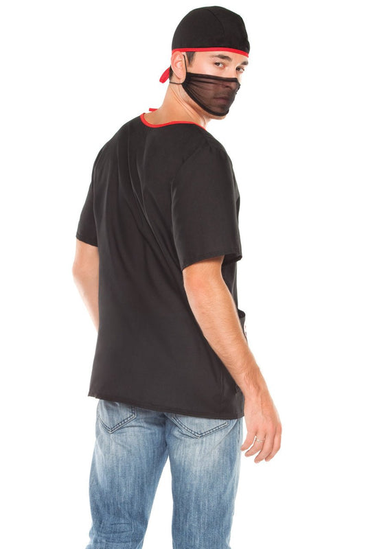 Mens mad doctor halloween roleplay costume, photo 2