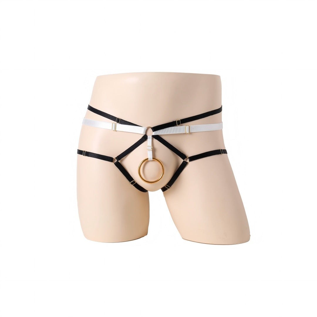 Mens multi strap cutout low rise jockstrap, photo 6