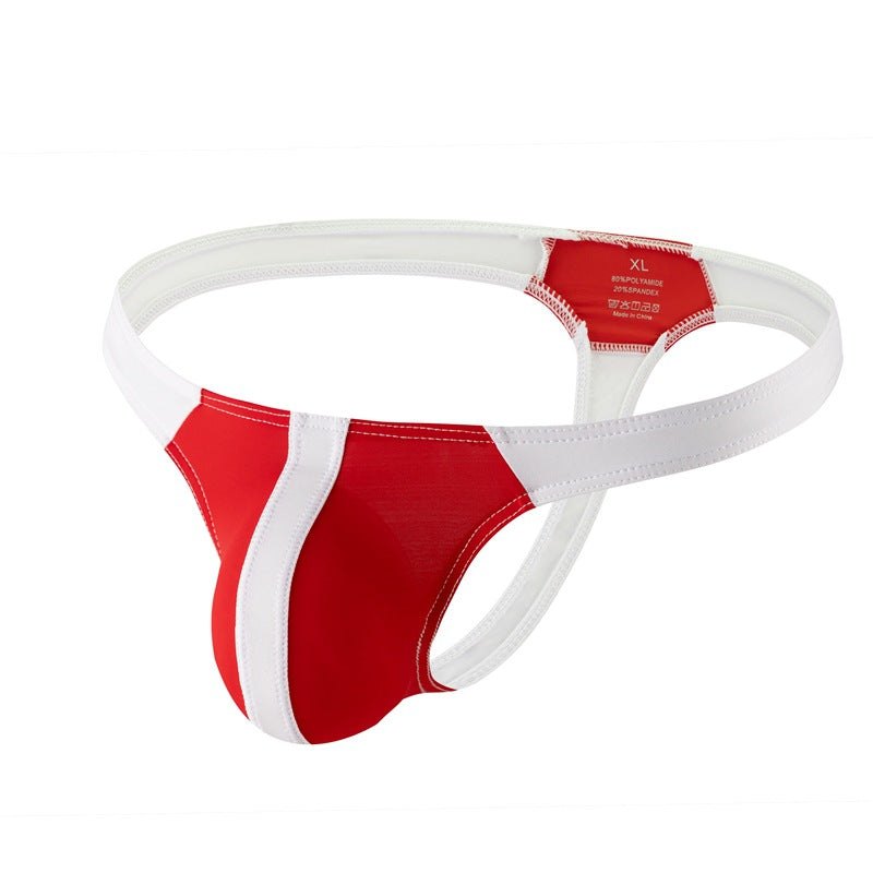Mens patchwork u pouch bikini briefs, photo 7