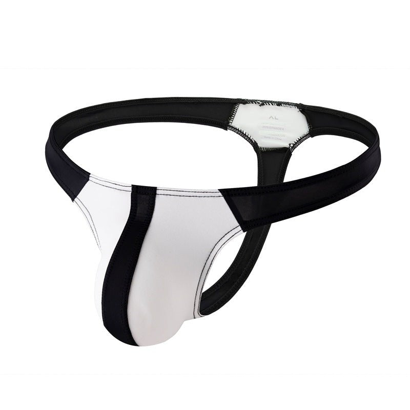 Mens patchwork u pouch bikini briefs, photo 8