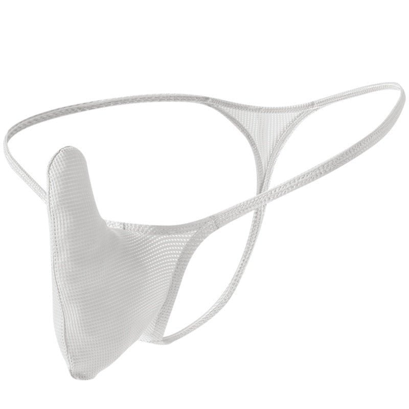 Mens see through mesh low rise g-string, photo 7
