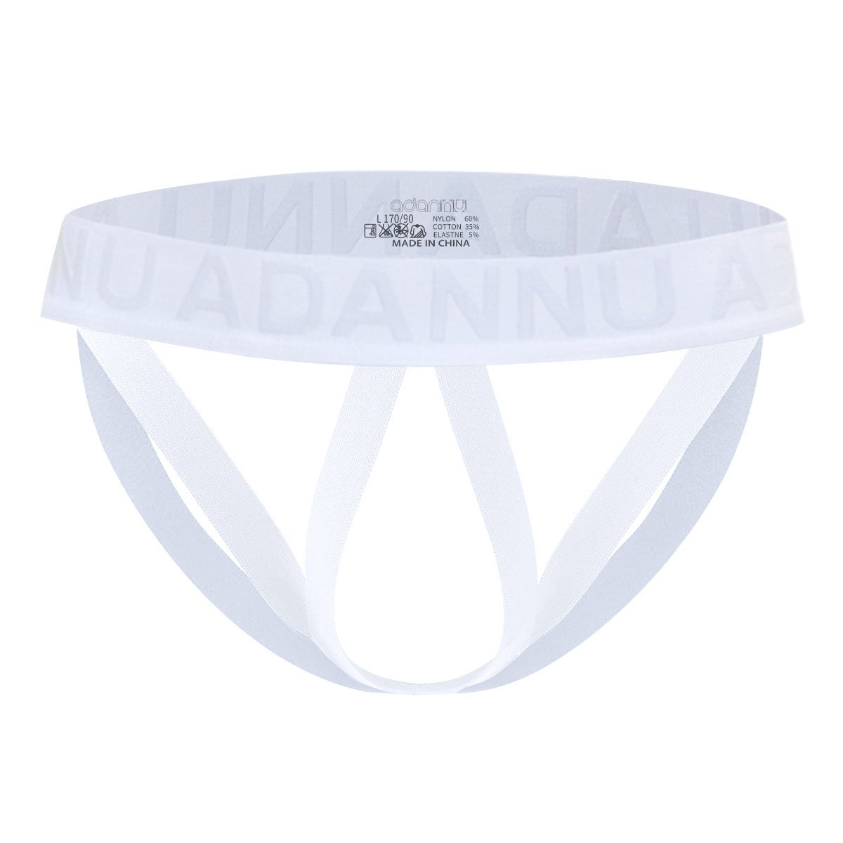 Mens strappy cutout gym jockstrap thong, photo 5