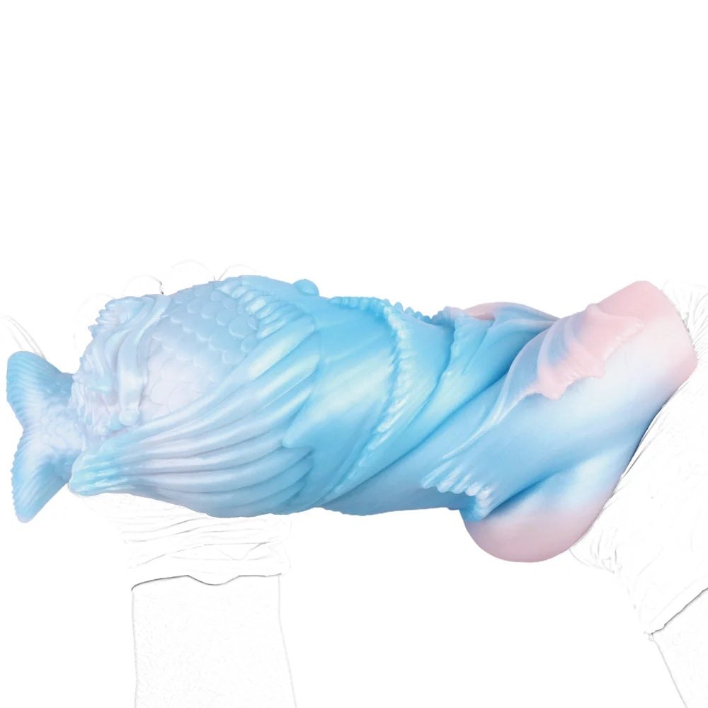 Blue and pink pearlescent mermaid fantasy masturbator, photo 10
